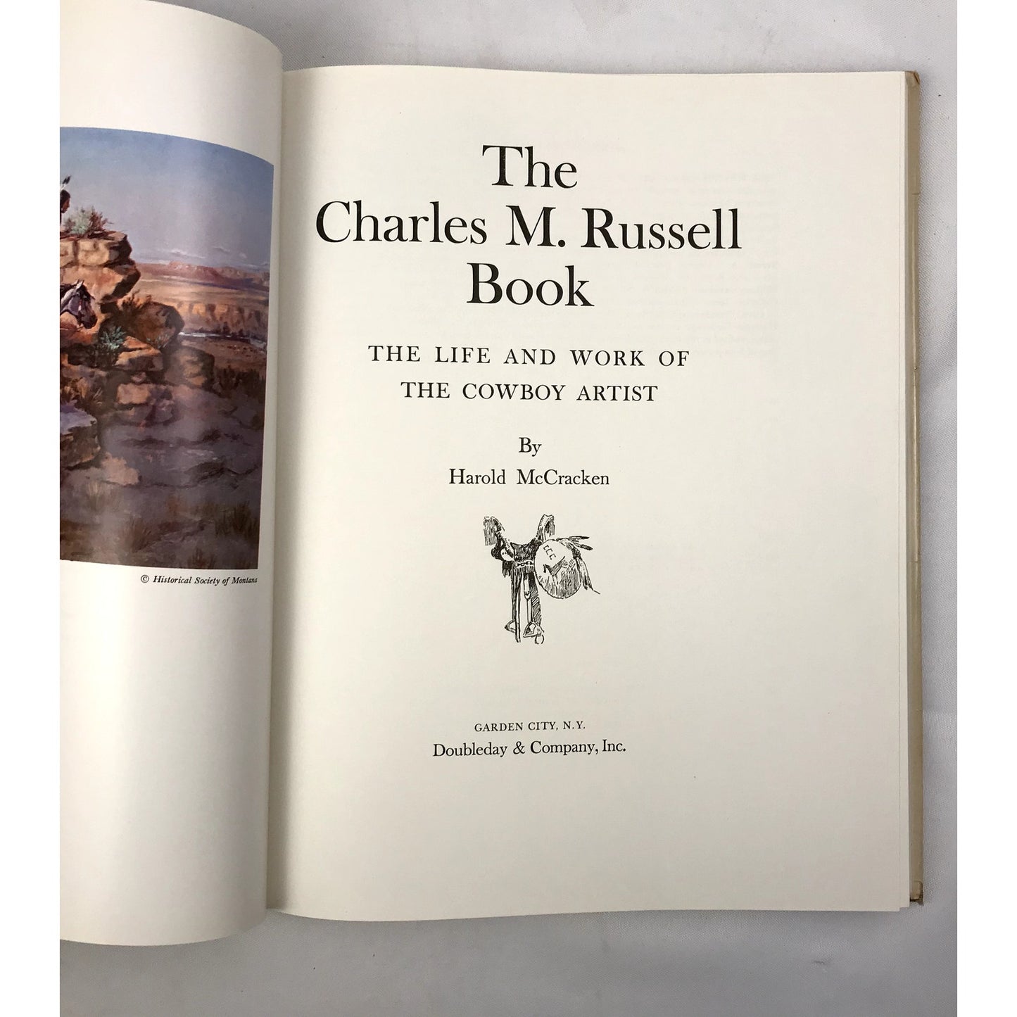 The Charles M. Russell Book Illustrated Hardcover by Harold McCracken 1957