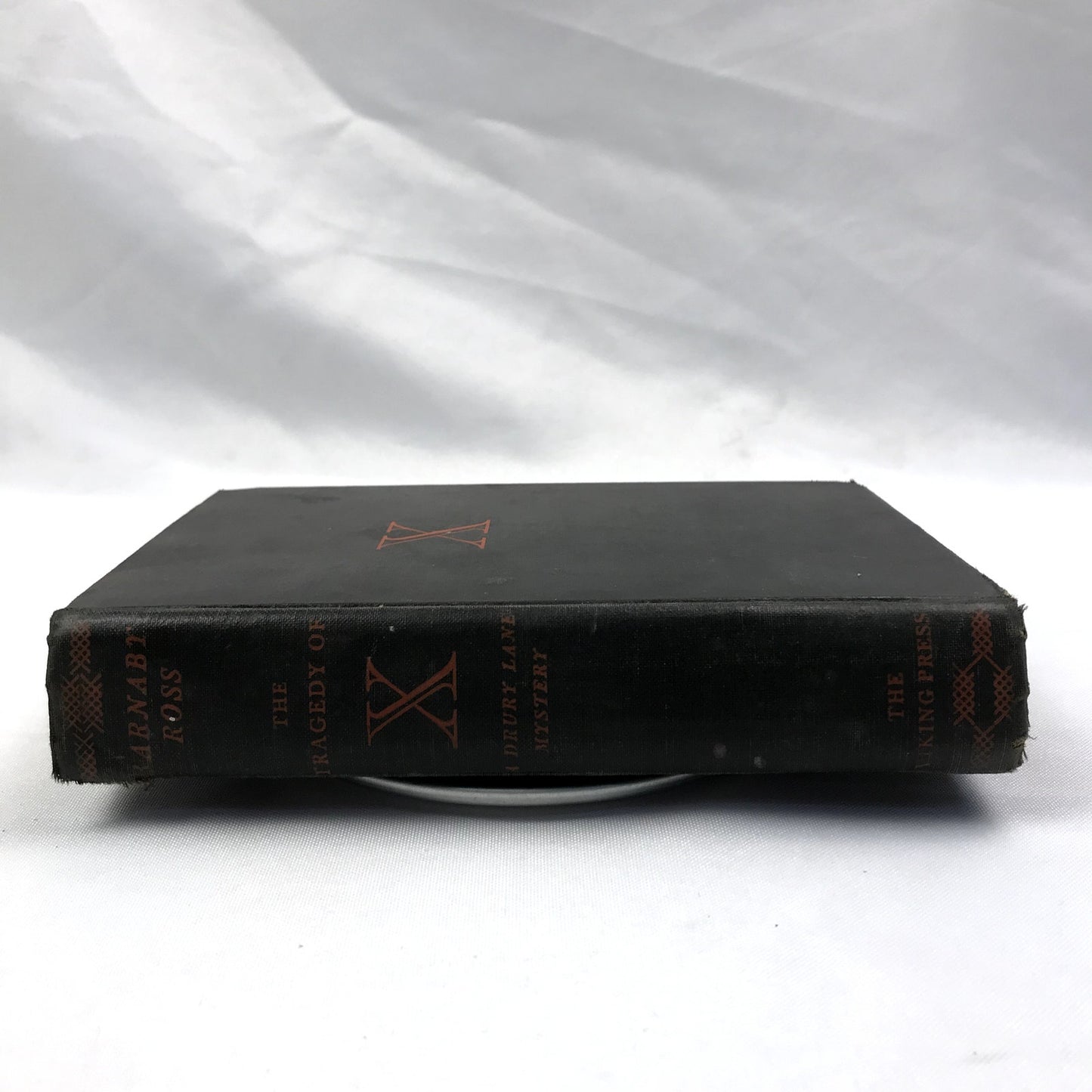 The Tragedy of X A Drury Lane Mystery Hardcover Book by Barnaby Ross 1932