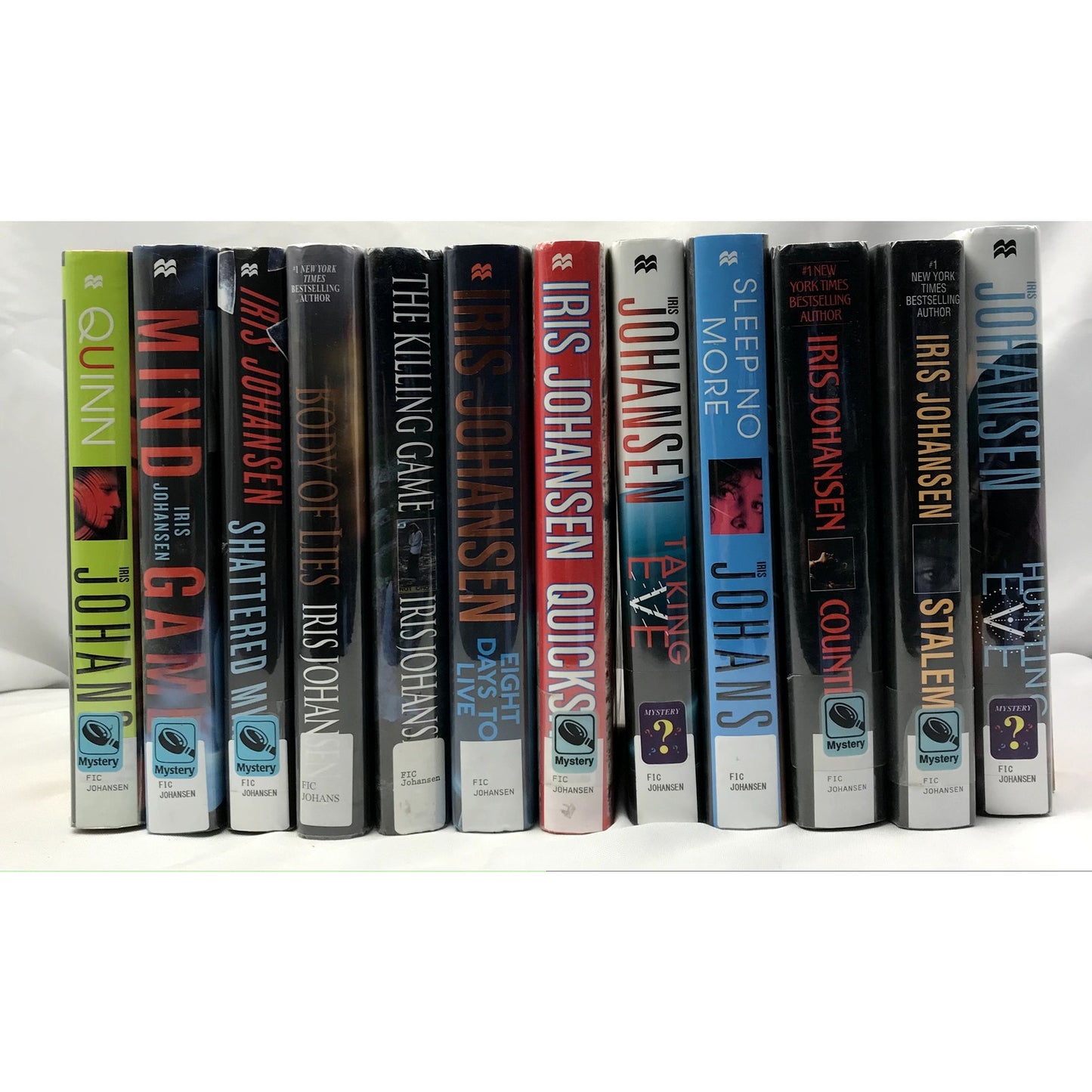 Eve Duncan Series Lot of 12 Hardcover Mystery Novels by Iris Johansen Ex-Library
