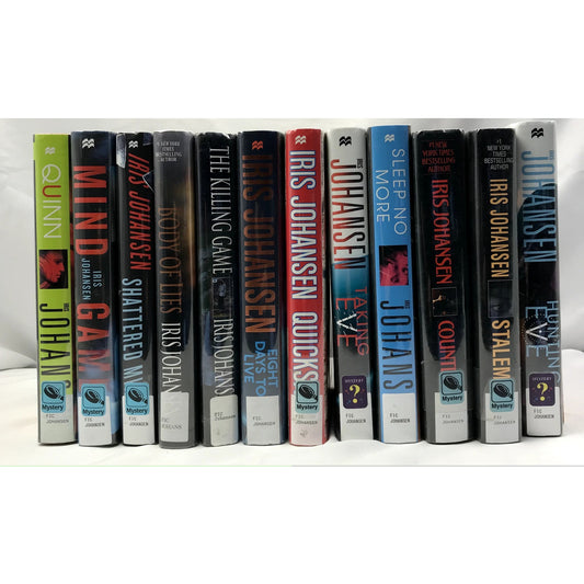 Eve Duncan Series Lot of 12 Hardcover Mystery Novels by Iris Johansen Ex-Library