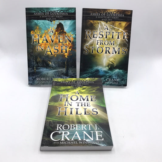 Ashes of Luukessia Trilogy Robert J Crane Michael Winstone Epic Fantasy Complete