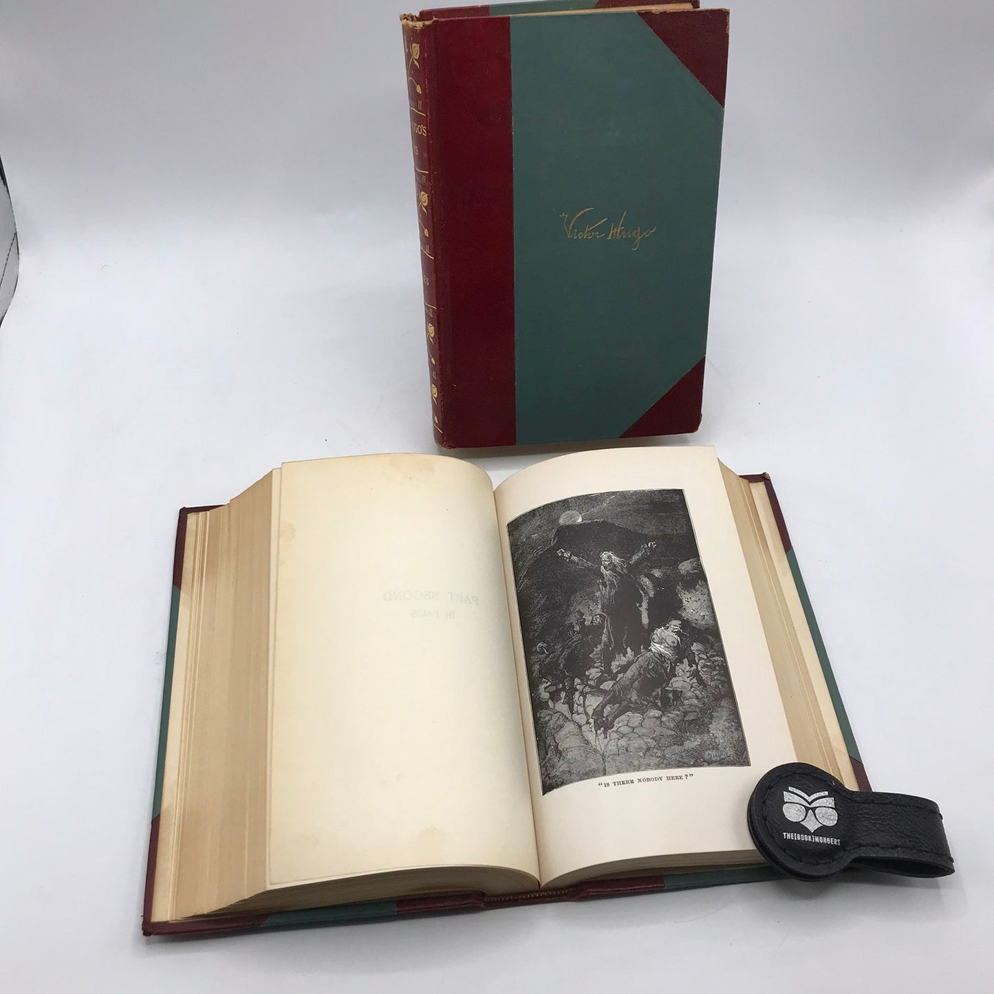 The Works of Victor Hugo Les Miserables 2 Vol Hardcover Book Set 1887 Kelmscott
