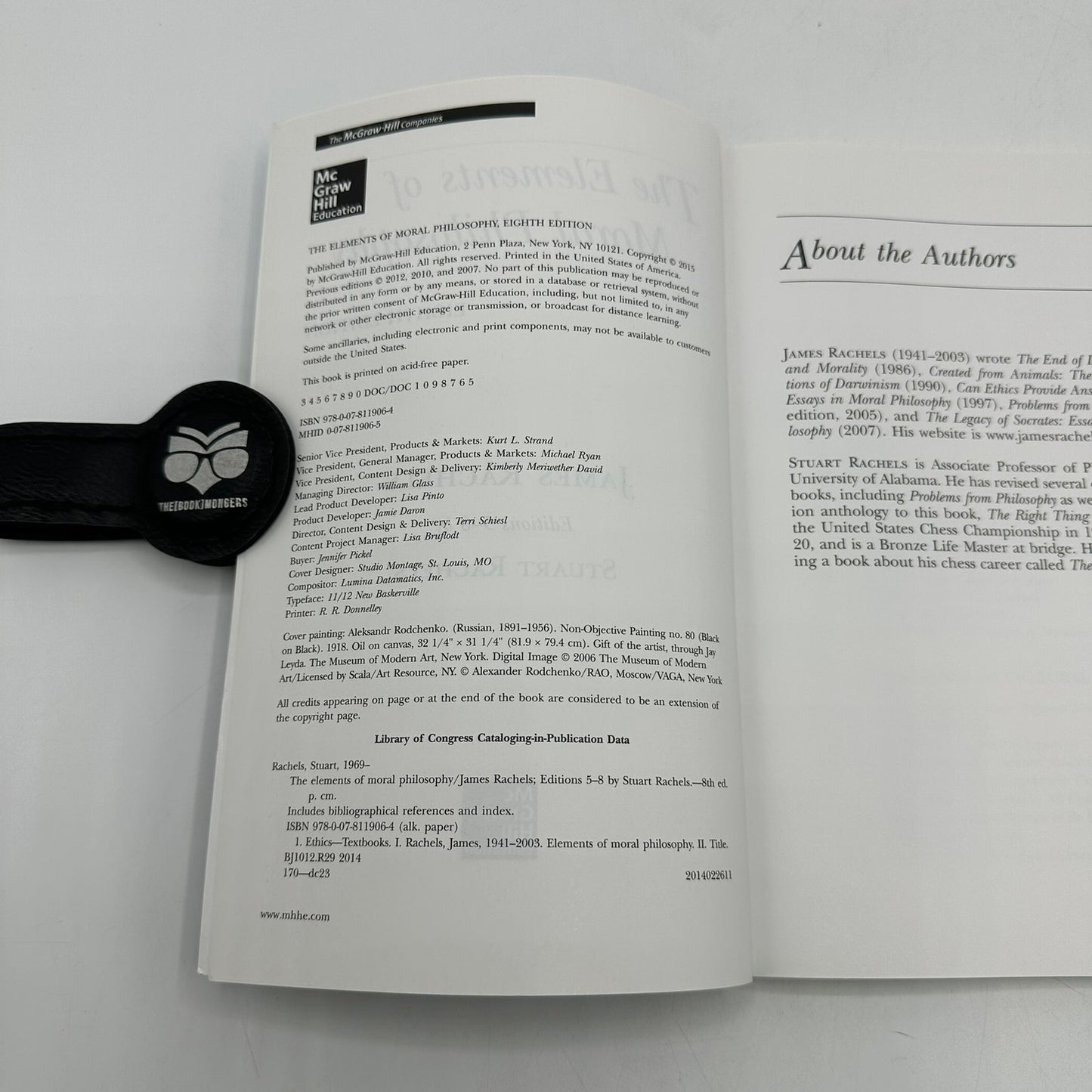 The Elements of Moral Philosophy James and Stuart Rachels Theory Ethics Textbook
