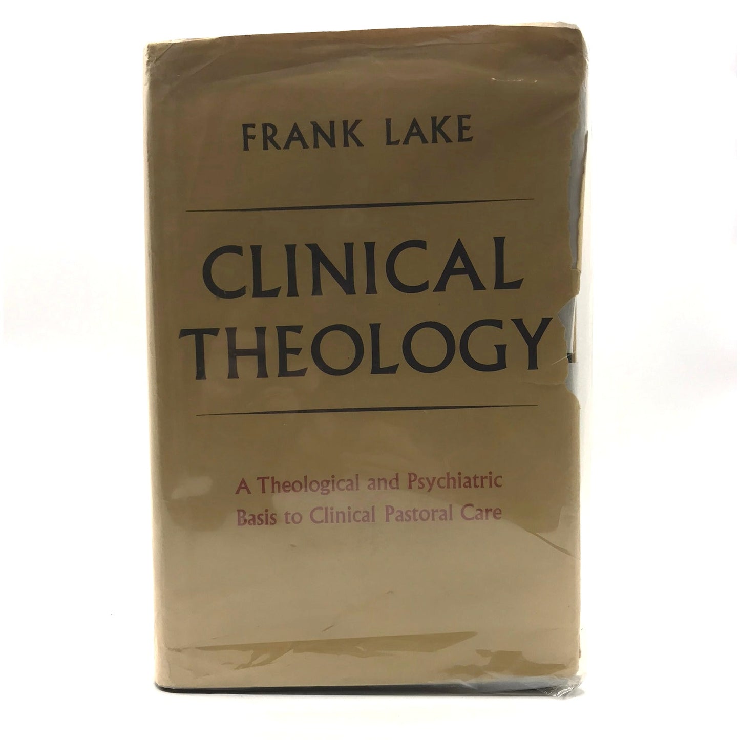 Clinical Theology Frank Lake Recovery Counseling Religious Pastoral Psychology