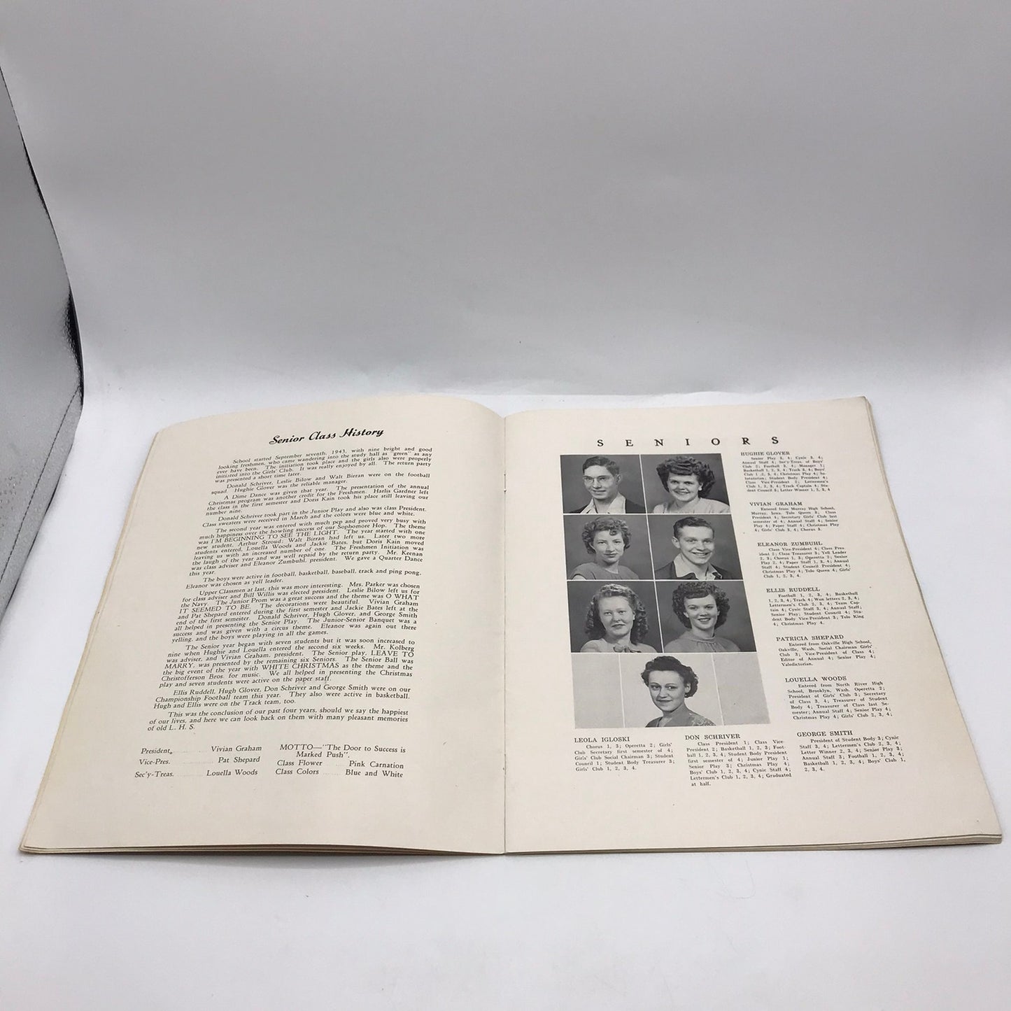 Le-Fran Log 1947 Lebam High School Yearbook Washington Photography Memorabilia