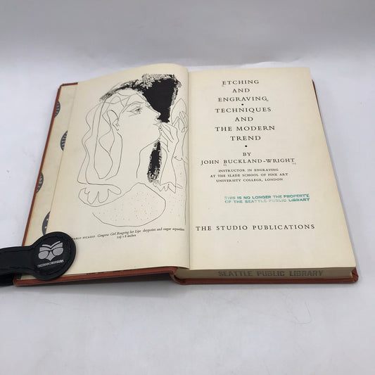Etching and Engraving Techniques and the Modern Trend John Buckland Wright 1933