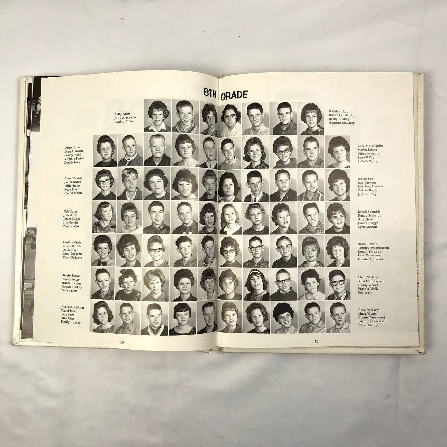 Blue Devil 1963 Hardcover Yearbook Cordell High School Oklahoma Memorabilia