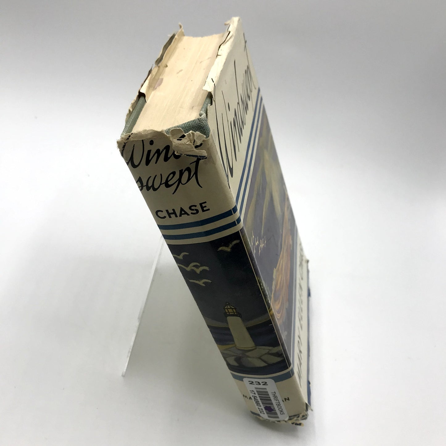 Windswept Signed Hardcover Book Historical Novel by Mary Ellen Chase 1954