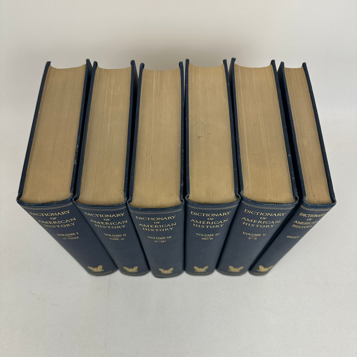 Dictionary of American History 6 Volumes Historical Comprehensive Reference 1942
