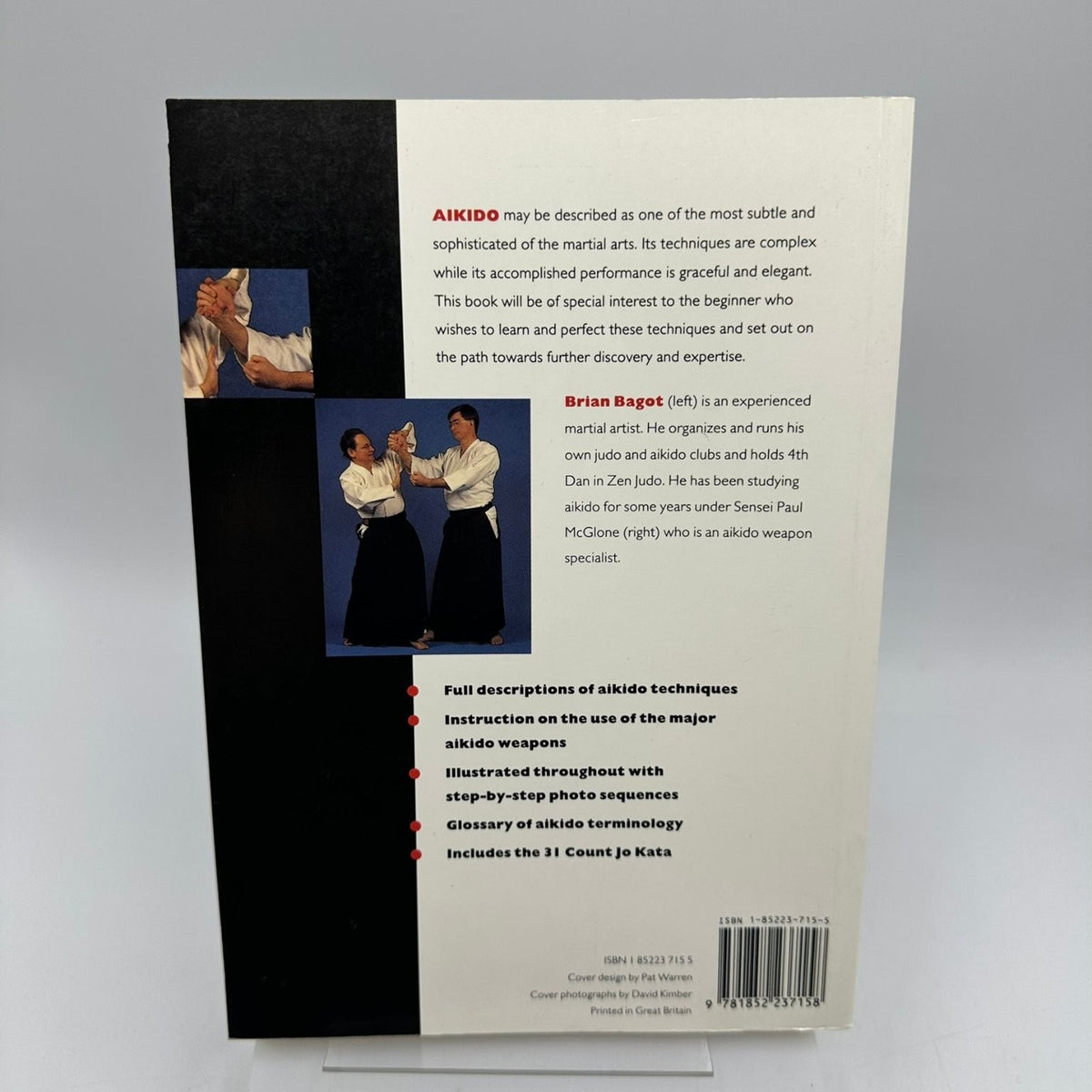 Aikido Brian N. Bagot 1993 Martial Arts Training Techniques Crowood Press