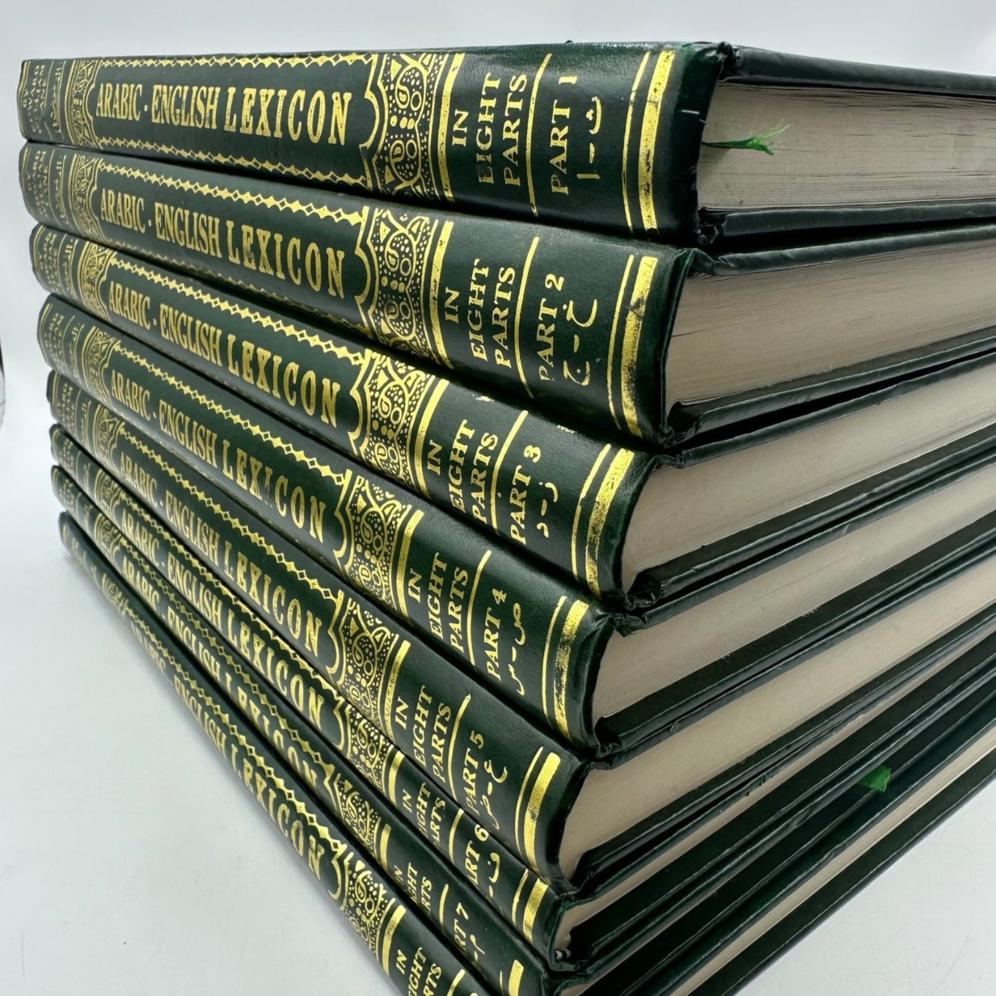 An Arabic-English Lexicon Edward William Lane 1863 Complete 8 Volume Set