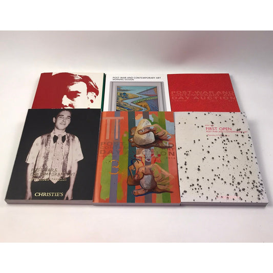 Christies Art Auction Catalogs Lot of 7 Twombly Warhol Lichtenstein Post War