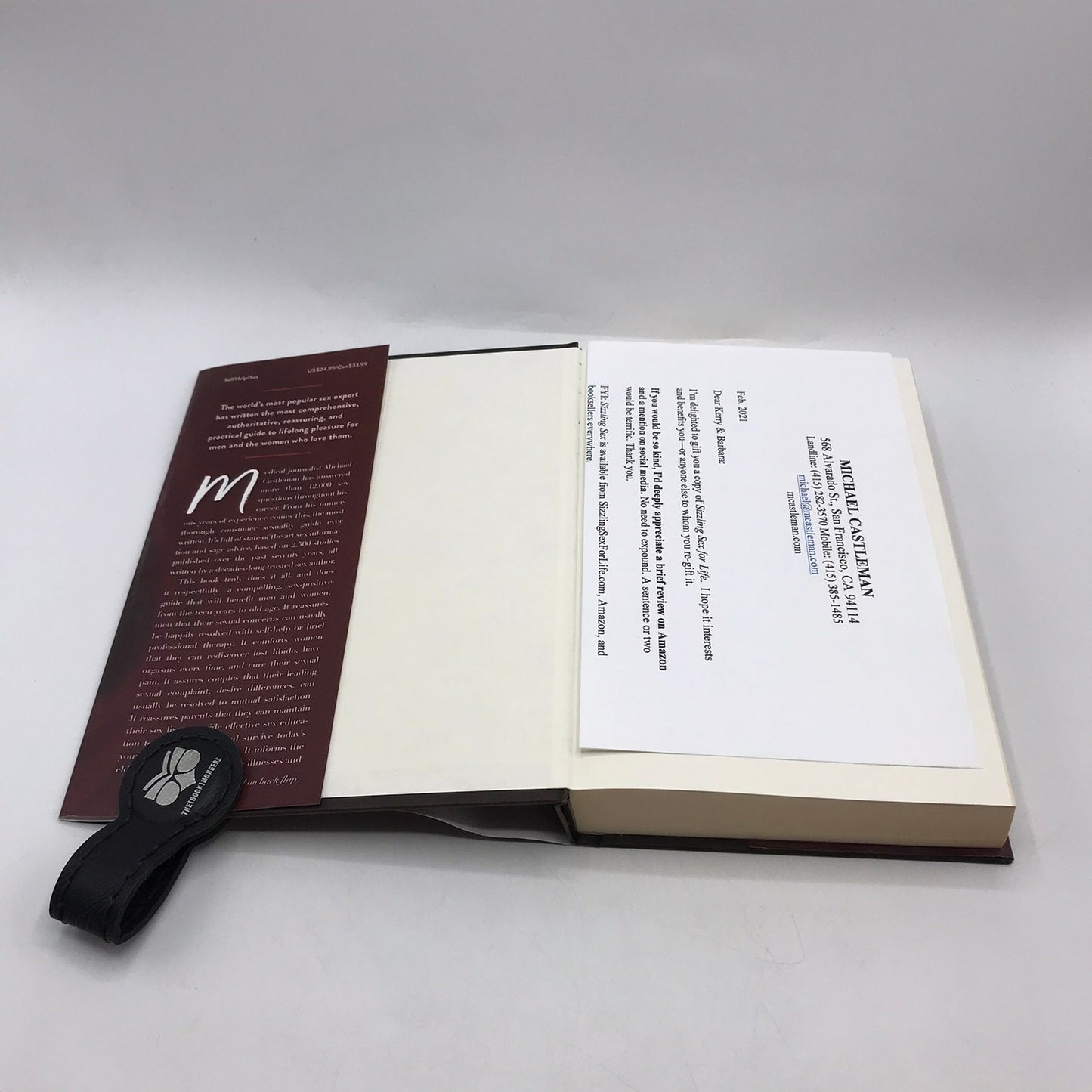 Sizzling Sex for Life Michael Castleman SIGNED Sexual Health Erotic Pleasure