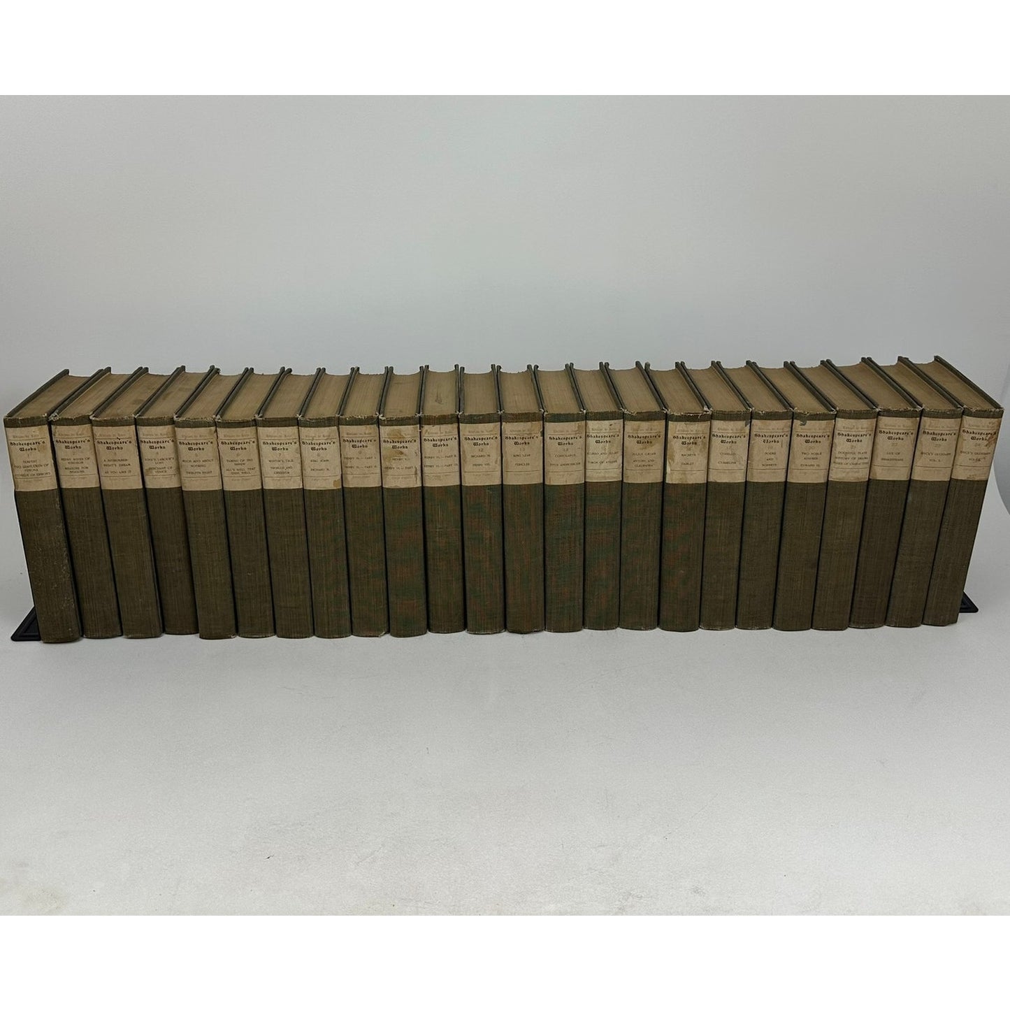 Shakespeares Works Edition de Luxe 24 Volume Set Historical Poetry Drama 1901