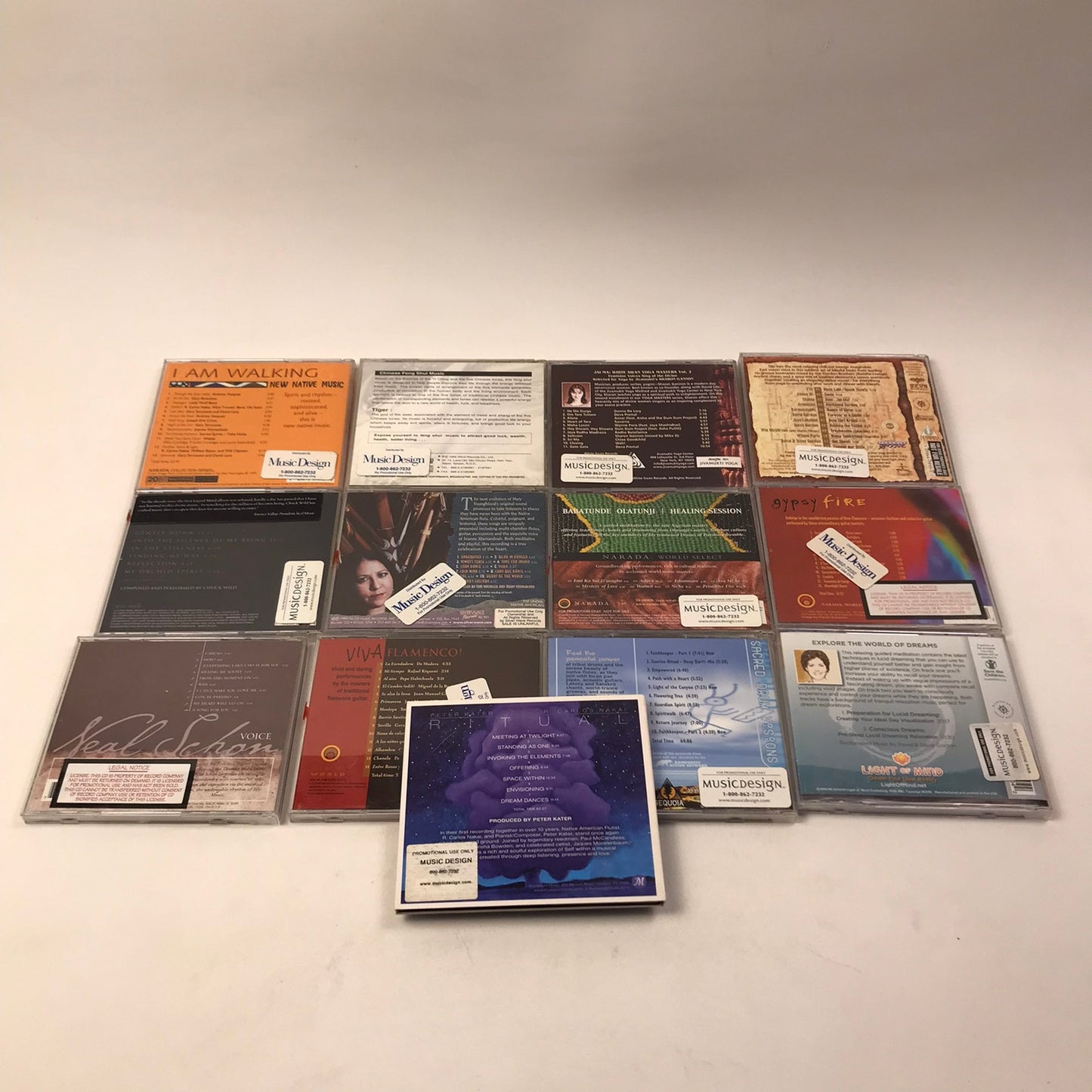 Meditation Relaxation New Age Spiritual Healing Mindfulness Music Lot of 25 CDs