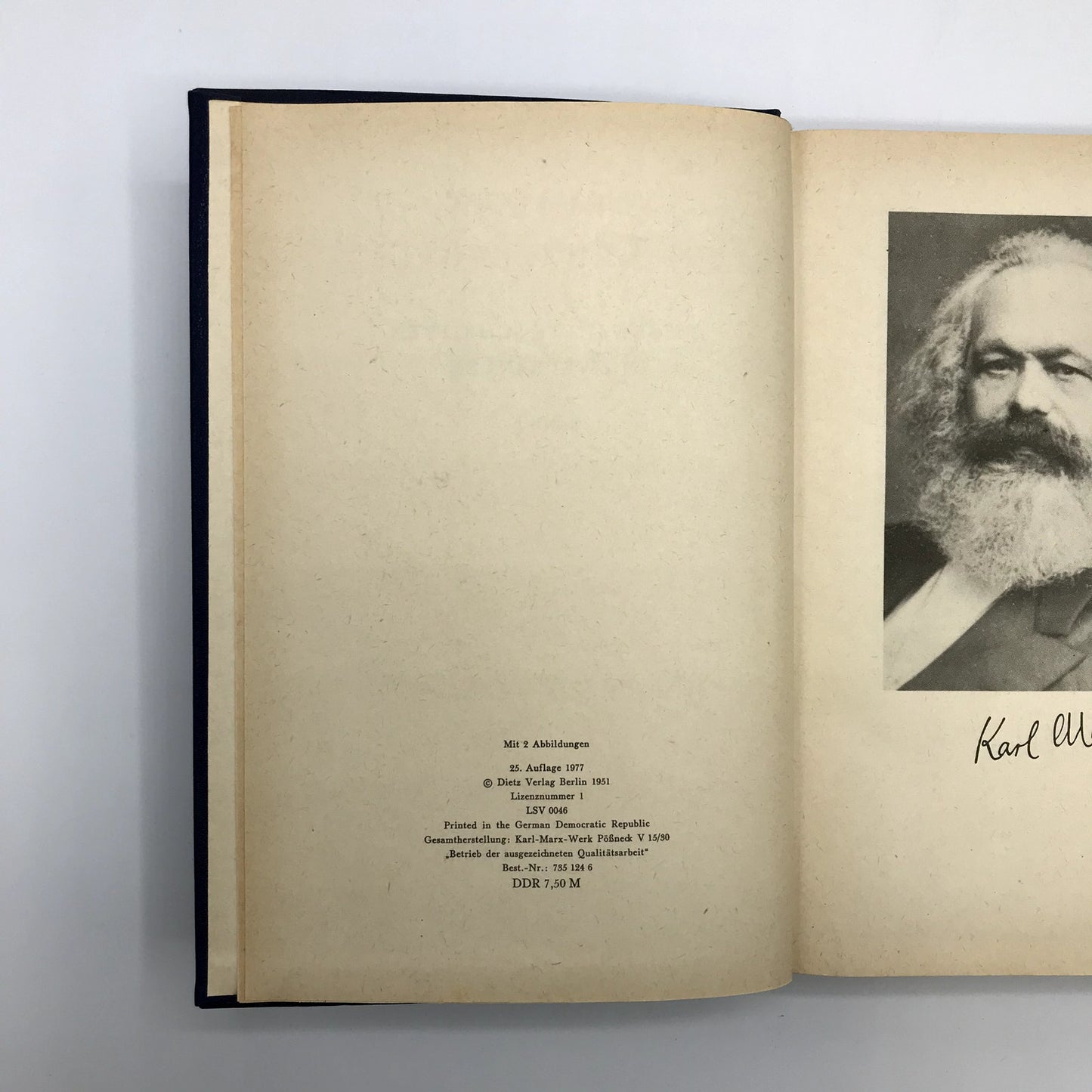 Karl Marx Friedrich Engels Selected Writings Volume I in German 1977 Hardcover