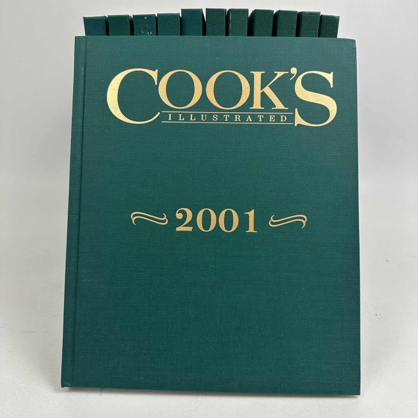 Cooks Illustrated Bound Lot of 12 Cookbooks Recipes Culinary Arts 2001-2012