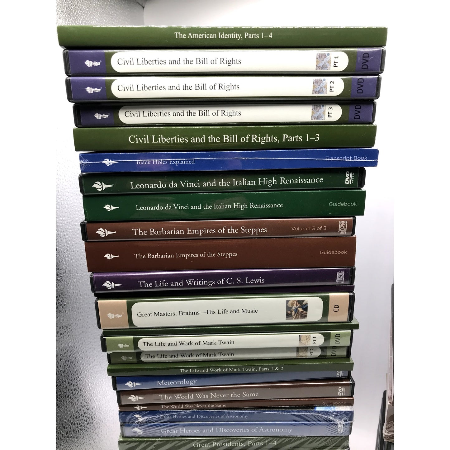 The Great Course Series Huge Lot of 88 Courses Total Education Home School