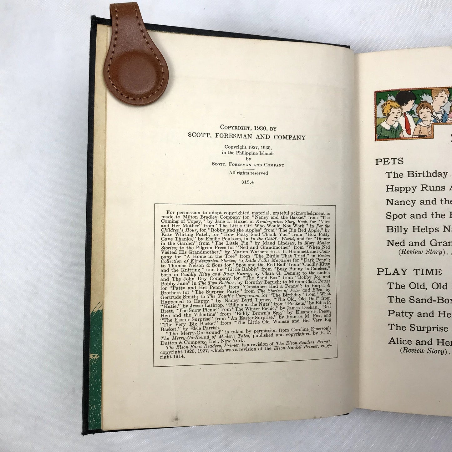 The Elson Gray Basic Readers Primer Illustrated Hardcover William H. Elson 1930