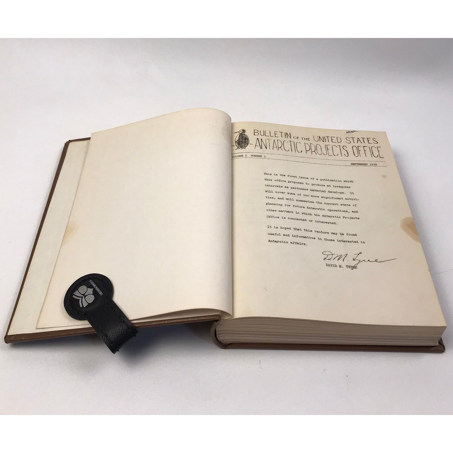 Bound Bulletin of the United States Antarctic Projects Exploration David M Tyree