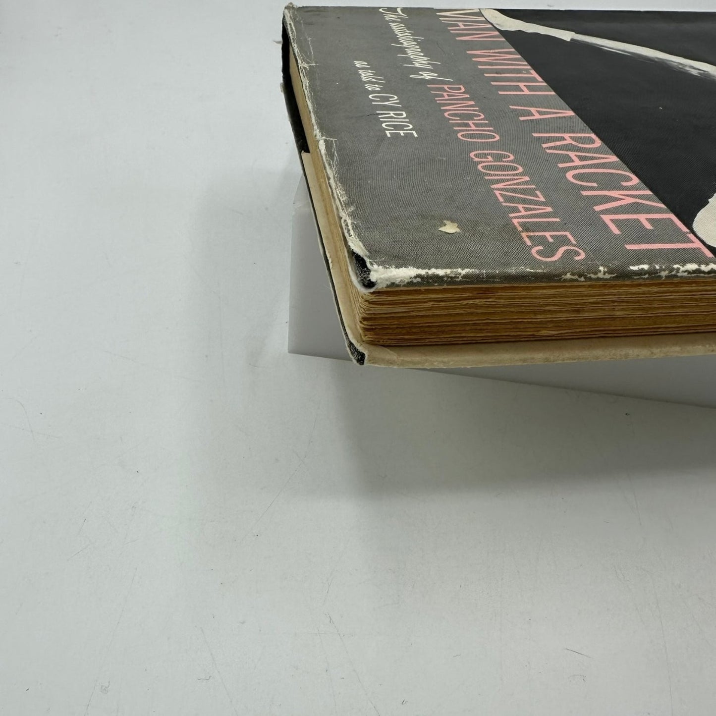 Man With A Racket Pancho Gonzales 1959 First Printing Autobiography Barnes