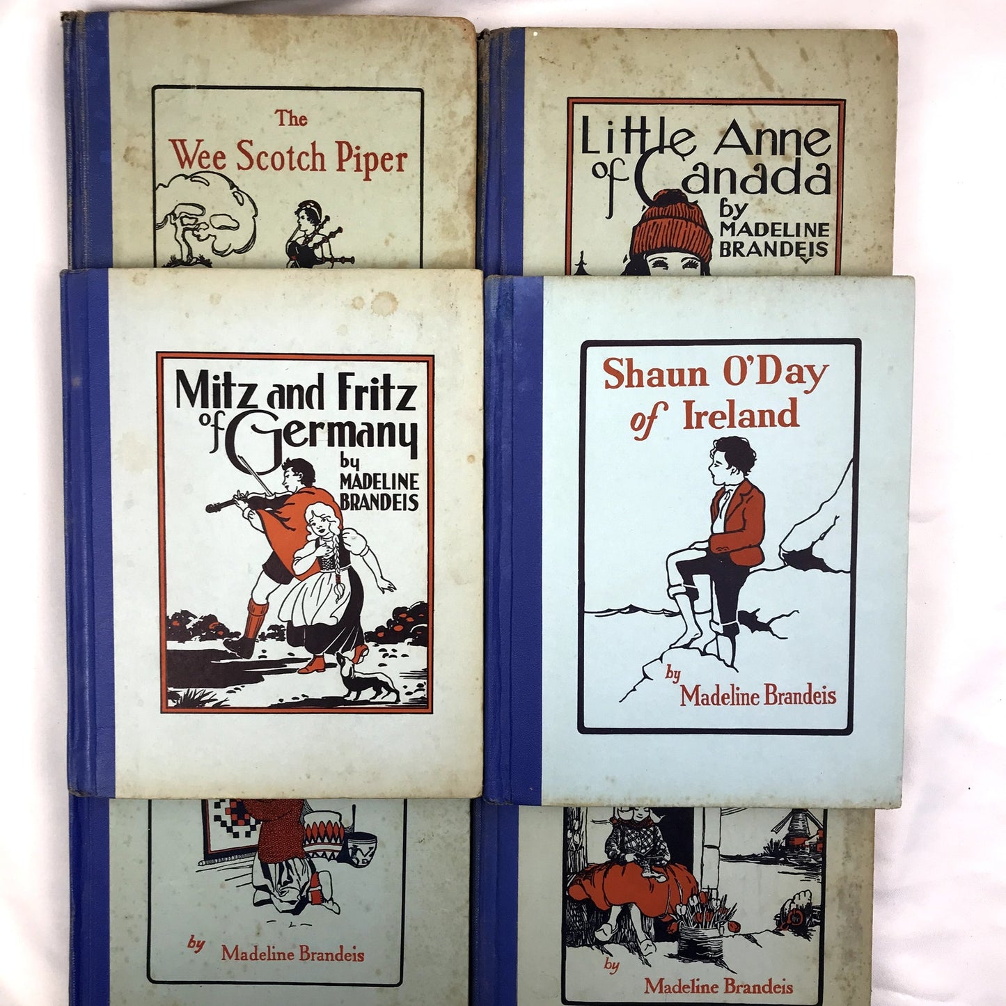 Madeline Brandeis Children’s Books Lot of 10 Vintage Hardcovers 1920s & 1930s
