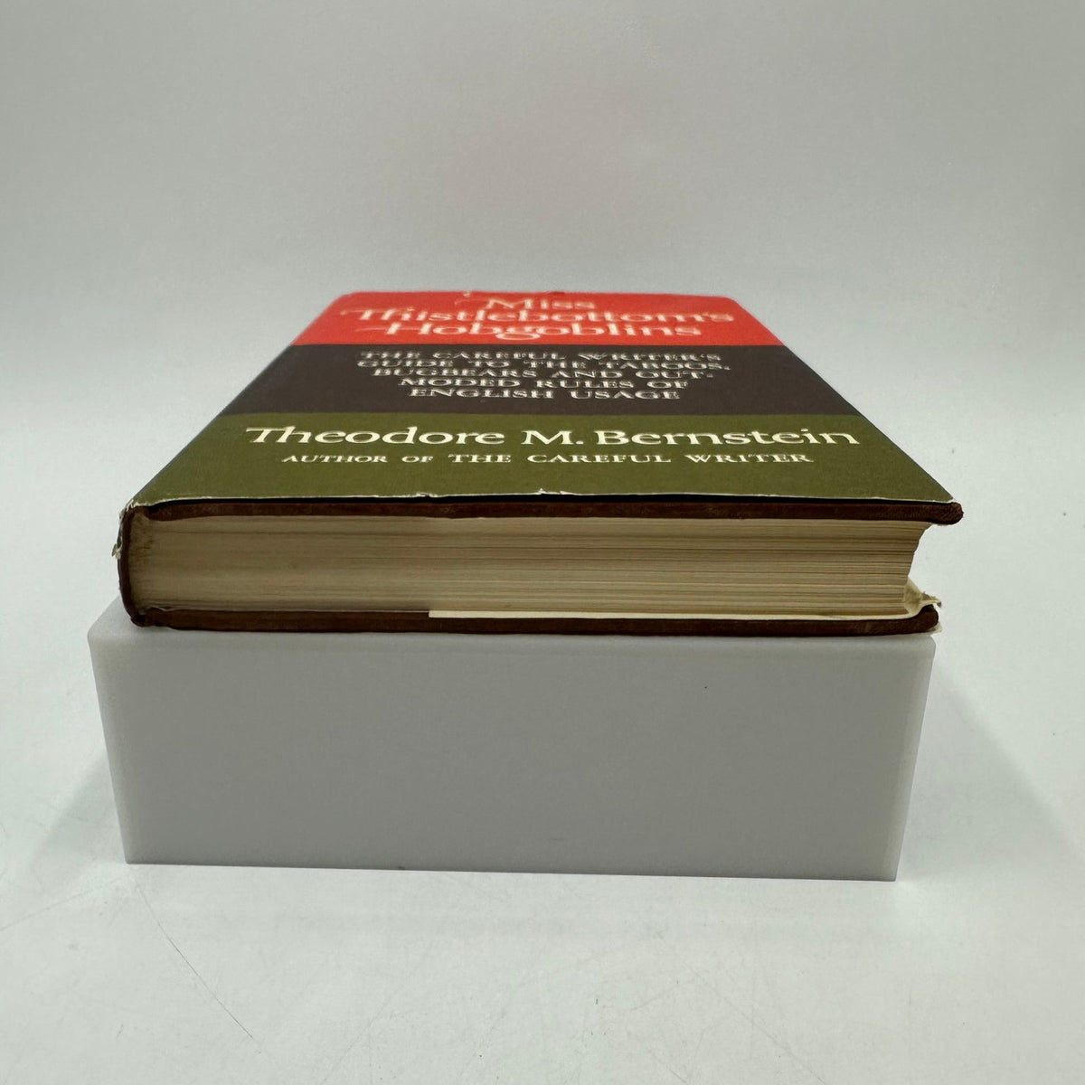Miss Thistlebottom's Hobgoblins Theodore M Bernstein First Edition English Usage