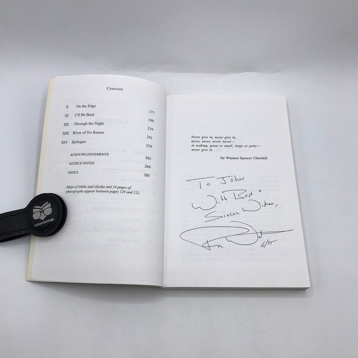 Never Turn Back Ron Watters SIGNED Whitewater Pioneer Walt Blackadar Biography