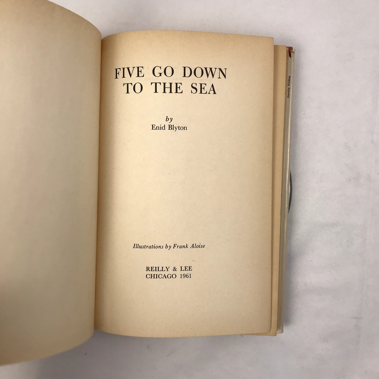 Five Go Down to the Sea First Edition Illustrated Hardcover by Enid Blyton 1961