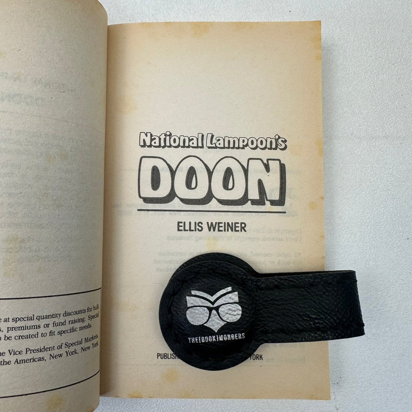 National Lampoon's Doon Ellis Weiner 1984 First Printing Parody Sci-Fi Pocket