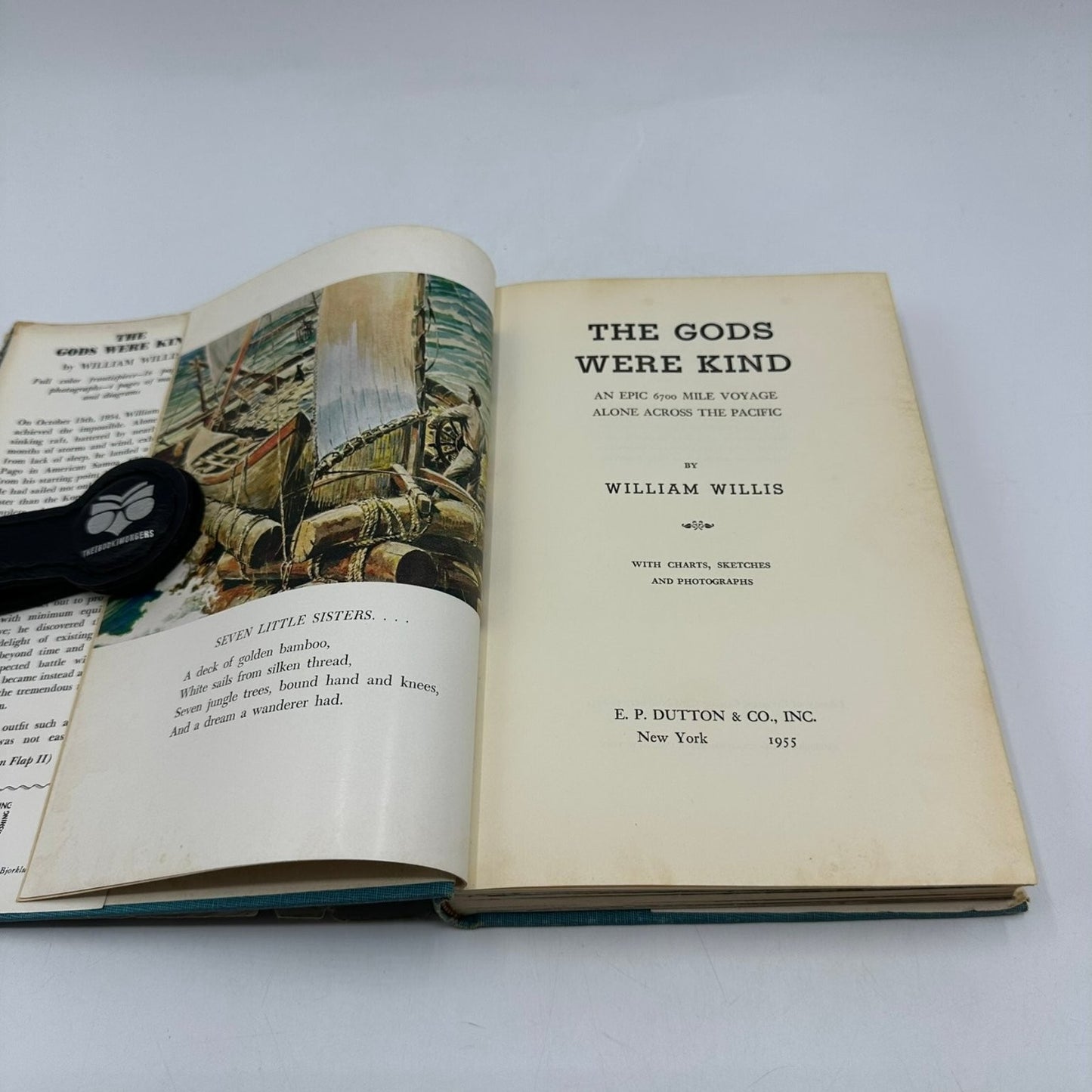The Gods Were Kind William Willis 1955 First Edition Pacific Voyage Dutton