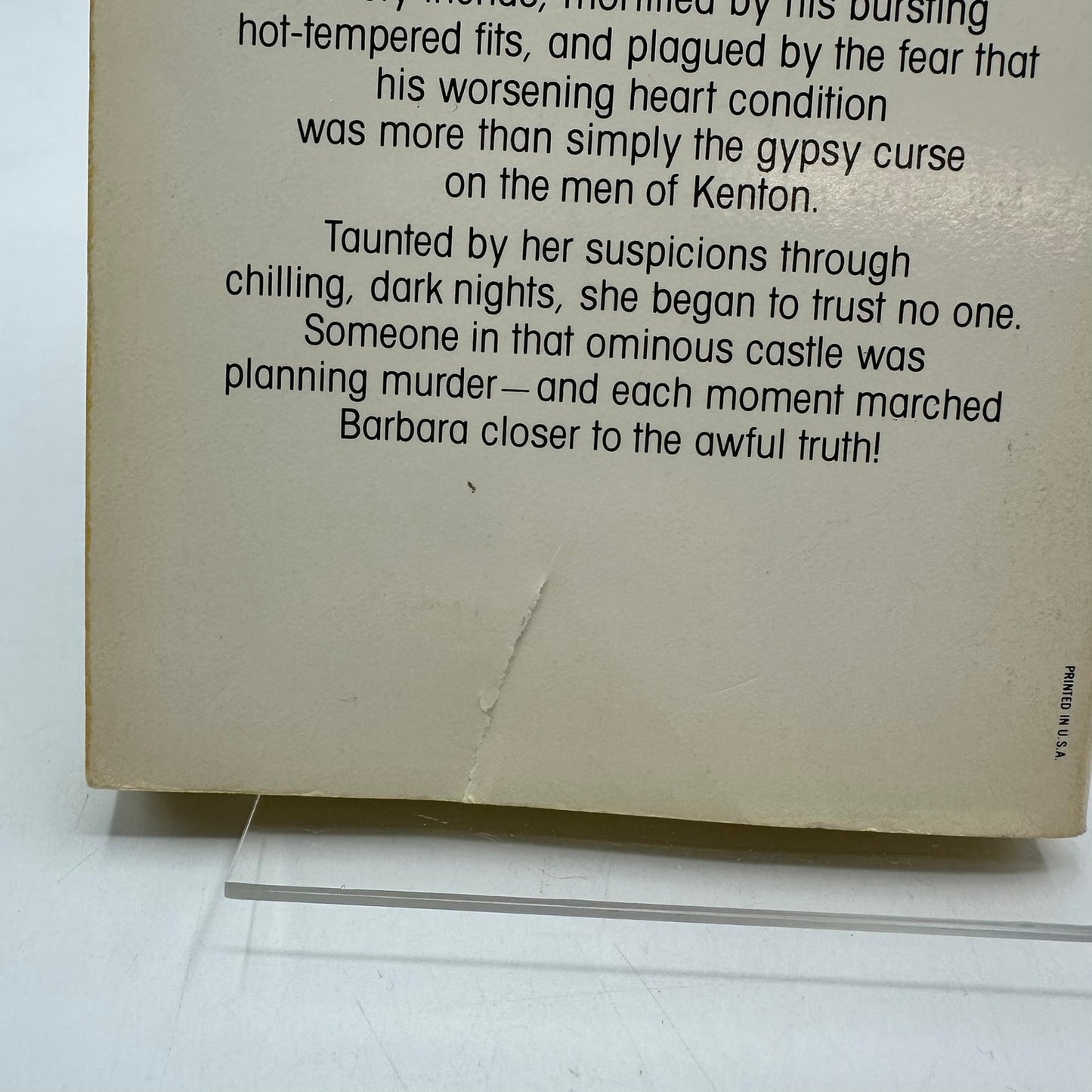 Curse of Kenton by Janet Louise Roberts Historical Gothic Romance Horror Novel