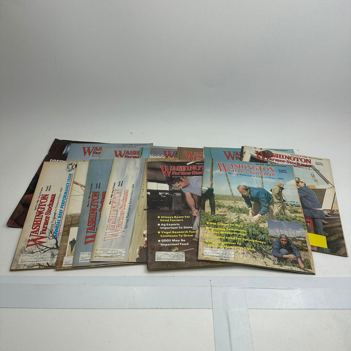 Washington Farmer-Stockman Magazine Lot 1980-1993 Pacific Edition Agriculture