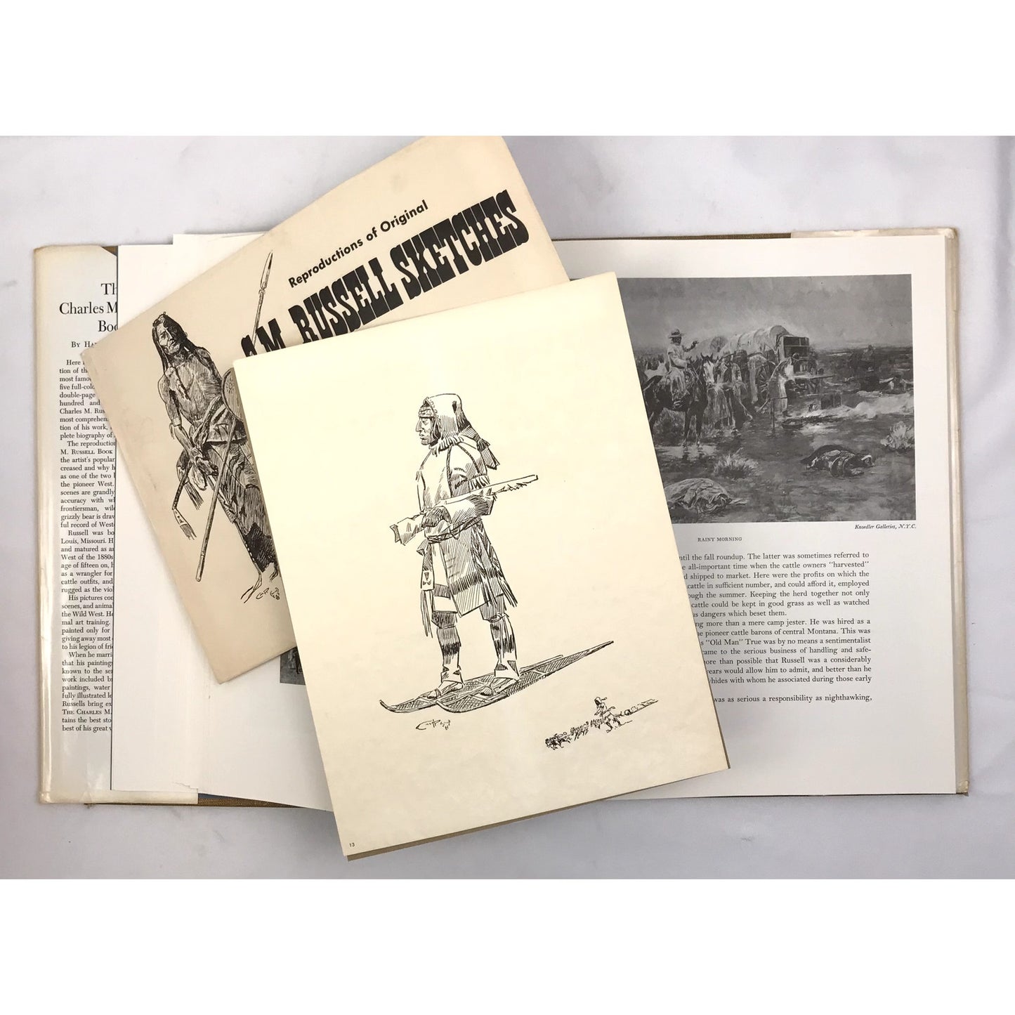 The Charles M. Russell Book Illustrated Hardcover by Harold McCracken 1957