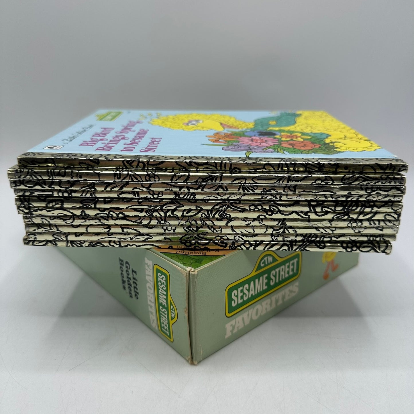 Sesame Street Favorites 10 Volume Boxed Set Childrens Little Golden Books Big Bird