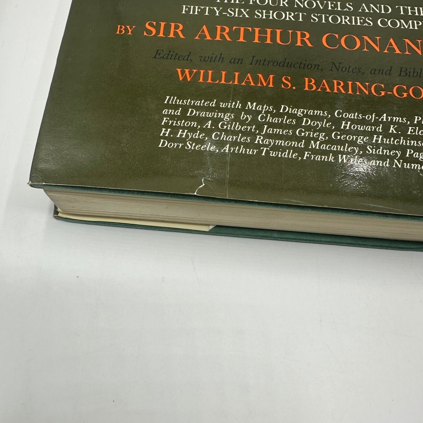 The Annotated Sherlock Holmes Sir Arthur Conan Doyle Vol 1 & 2 1967 Clarkson