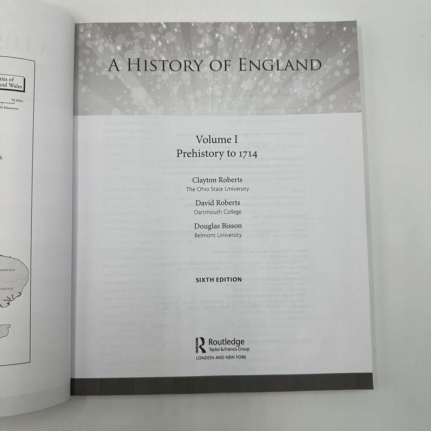 History of England Prehistory to 1714 David and Clayton Roberts Douglas Bisson