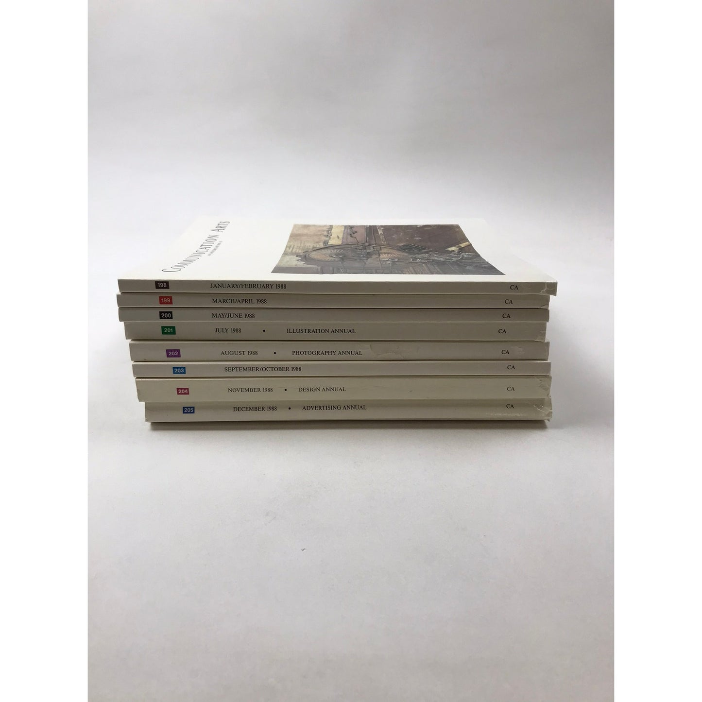 Communication Arts Magazine Complete 1988 Set of 8 Issues Visual Art Photography