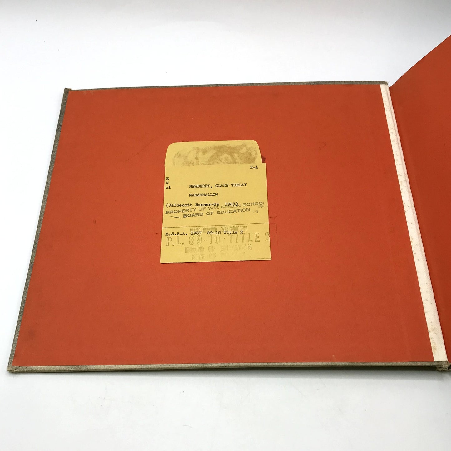 Marshmallow Rare Illustrated Hardcover by Clare Turlay Newberry 1942 1st Edition