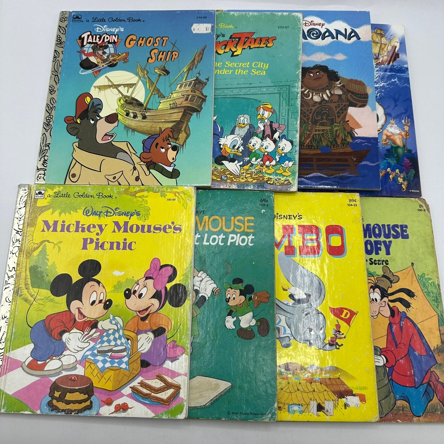 Disney Little Golden Books Lot of 19 Childrens Stories Fairy Tale Adventure