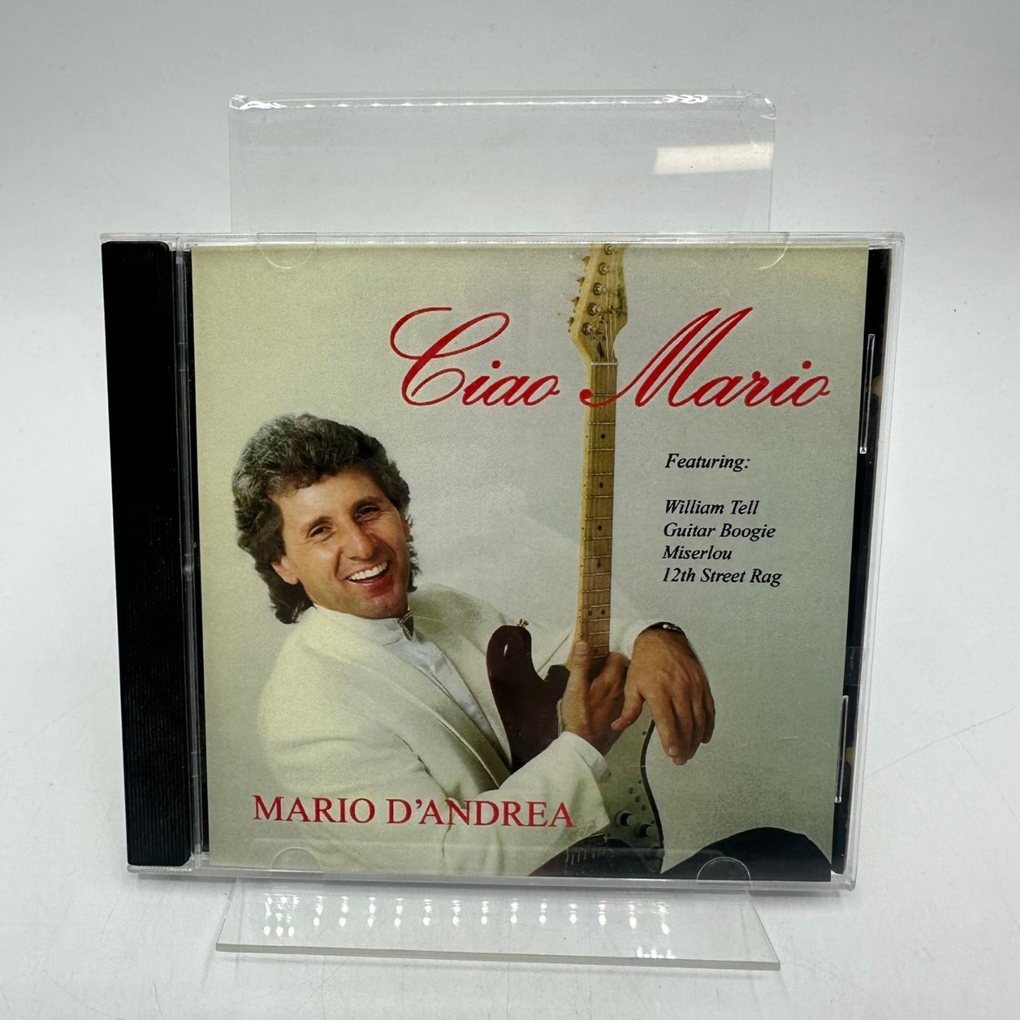 Mario D'Andrea – Ciao Mario CD 2000 Autographed Italian Instrumental Guitar