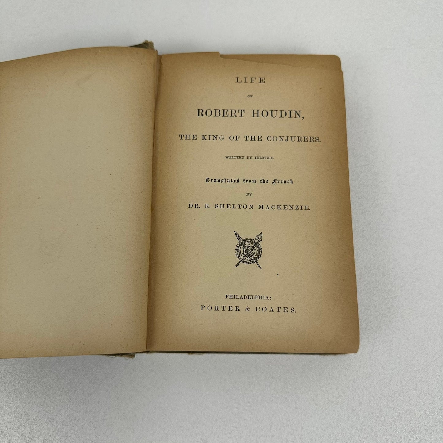 The King of the Conjurers Life of Robert Houdin Alta Edition Autobiography 1859