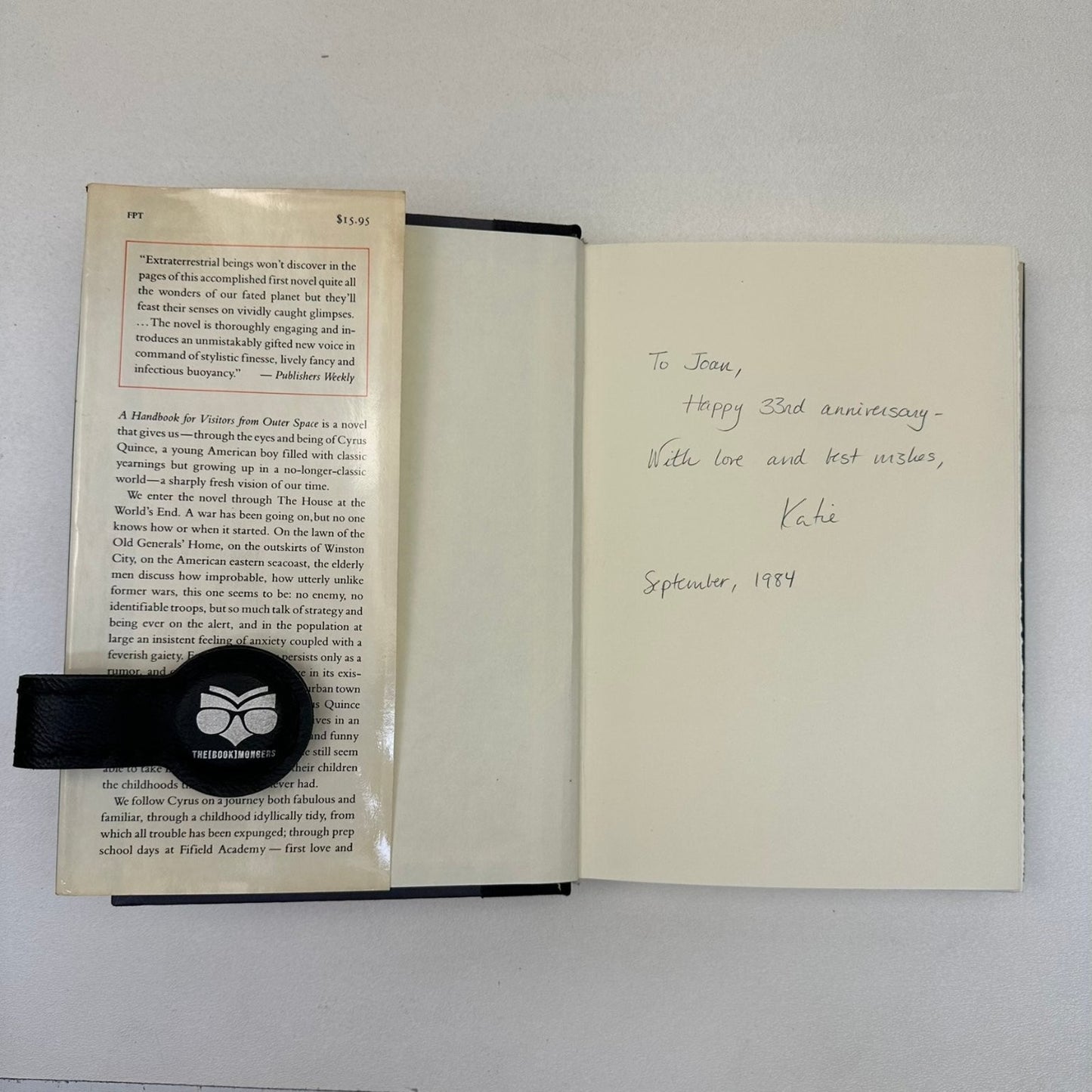 Handbook for Visitors from Outer Space Kramer 1984 First Edition Signed