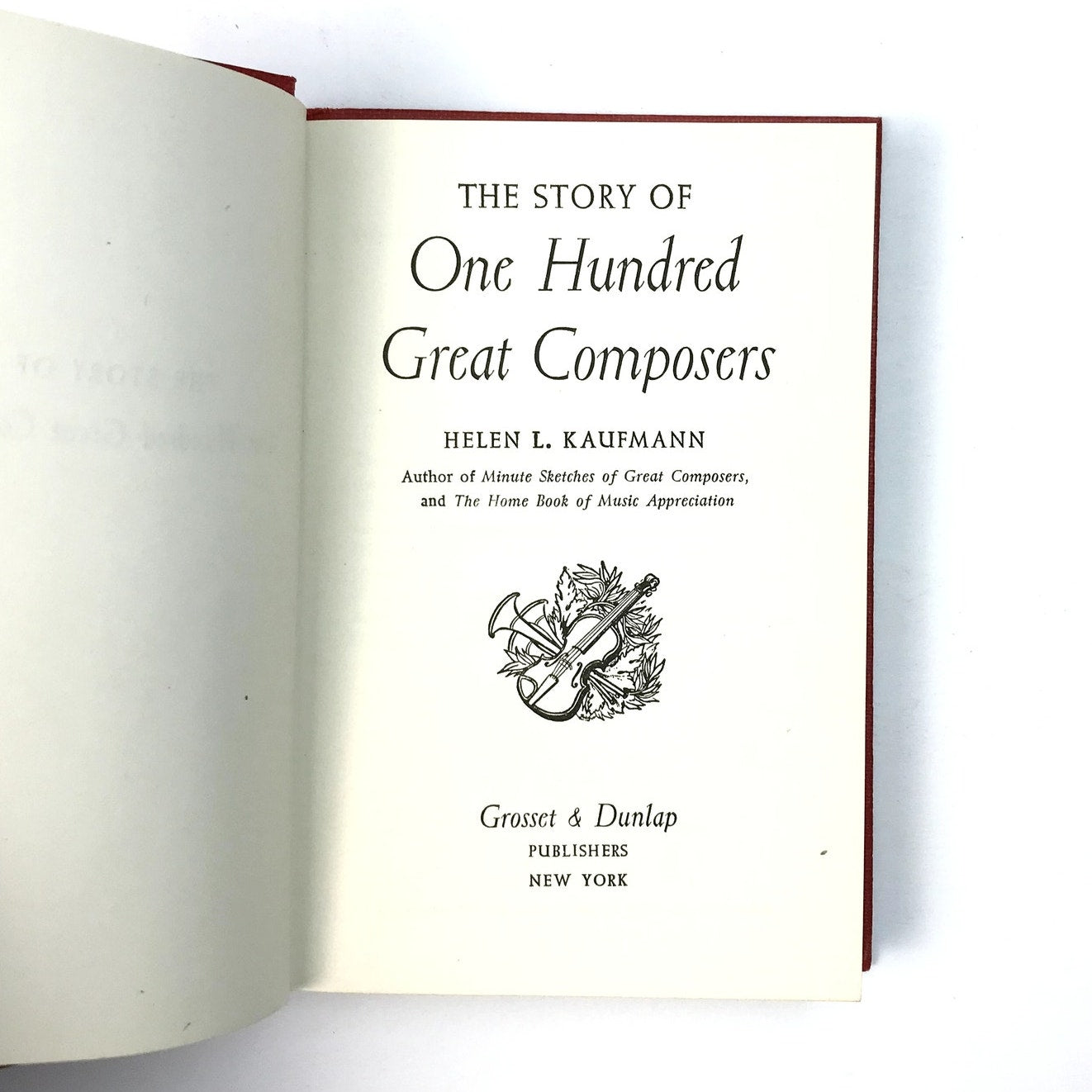 The Little Music Library Box Set by Helen L. Kaufman 1943 (4 Hardcover Books)