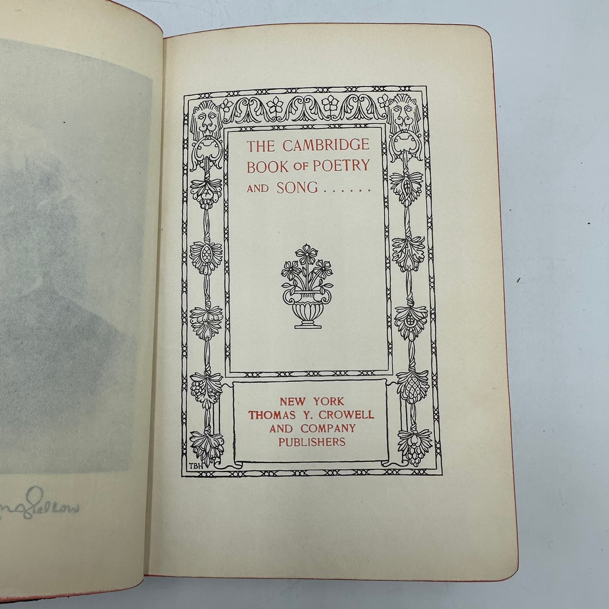 Cambridge Book of Poetry and Song Charlotte Fiske Bates 1882 Poems Verse History