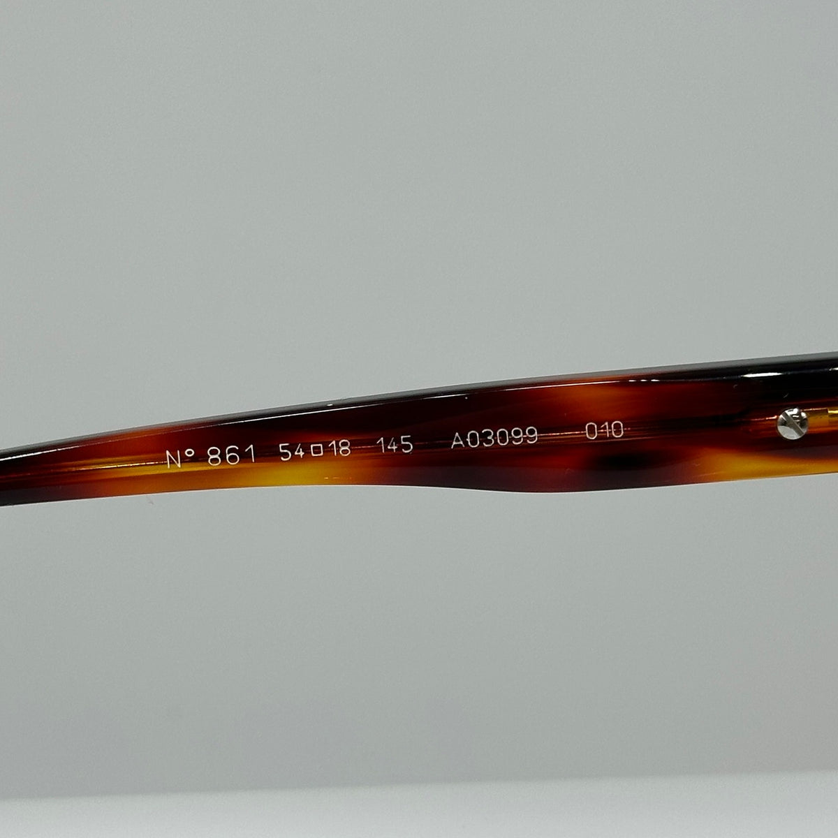 Alain Mikli N° 861 A03099 010 Havana Black Brown Unisex Rectangular 54-18-145