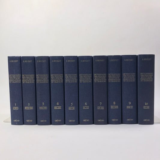 Dictionnaire Des Peintres Sculpteurs Dessinateurs Et Graveurs 10 Volume Set