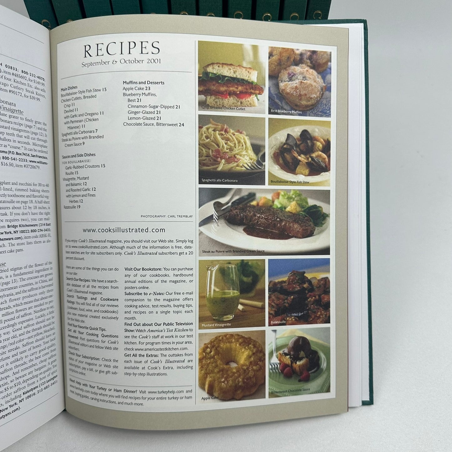 Cooks Illustrated Bound Lot of 12 Cookbooks Recipes Culinary Arts 2001-2012