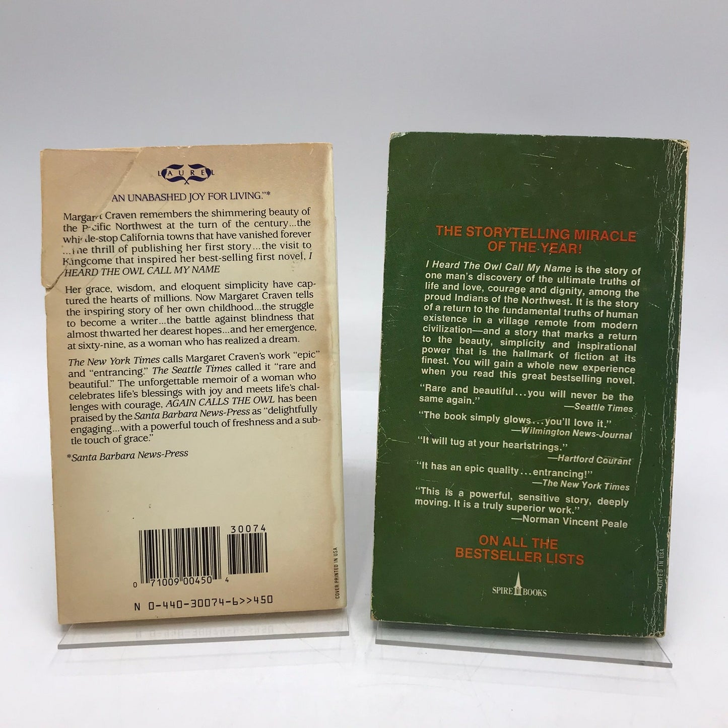 I Heard The Owl Call My Name and Again Calls the Owl Margaret Craven Literature