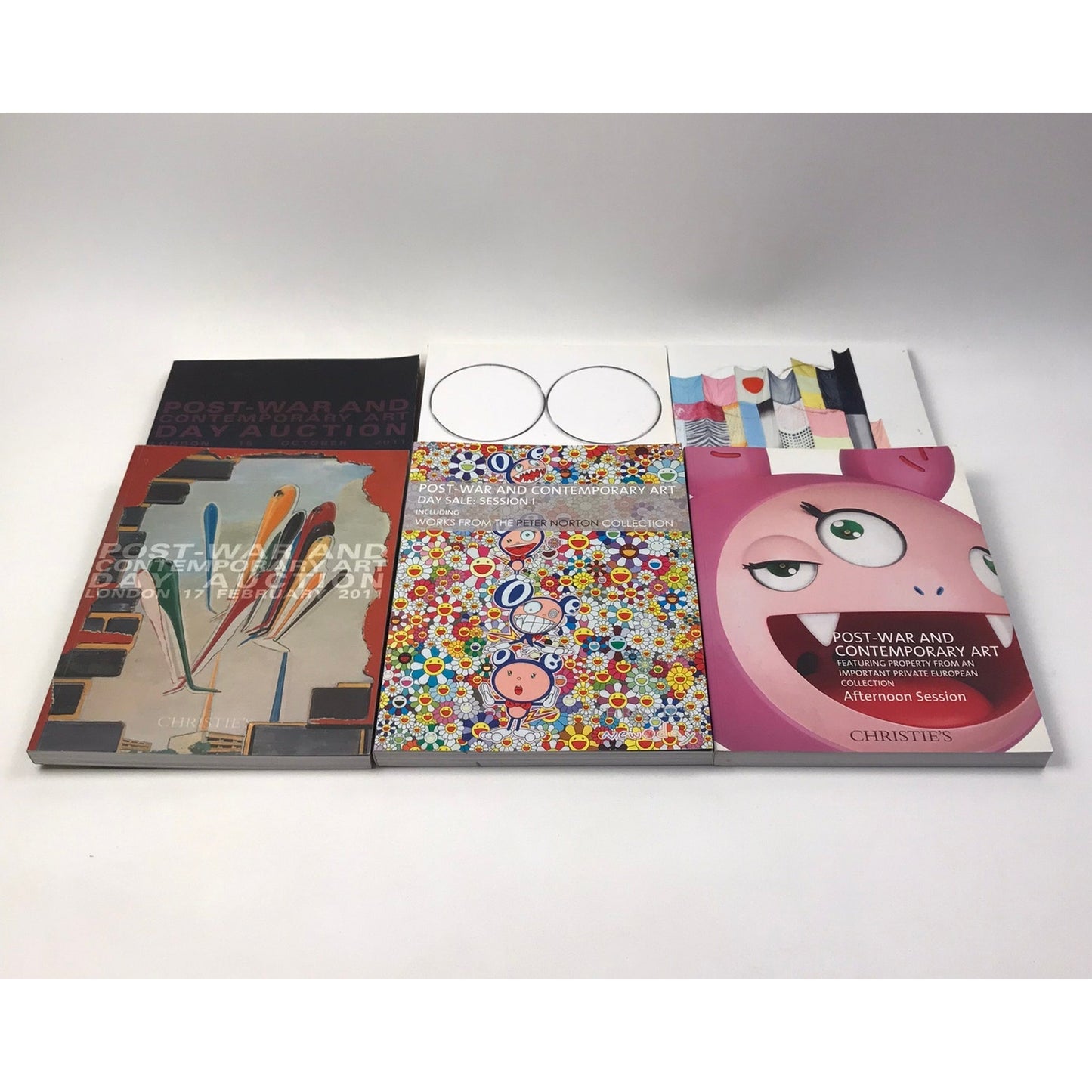 Christies Art Auction Catalogs Lot of 9 Murakami Lichtenstein Contemporary 2011